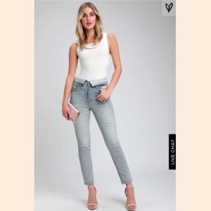 Lulu's Pistola High Rise Mom Jeans
